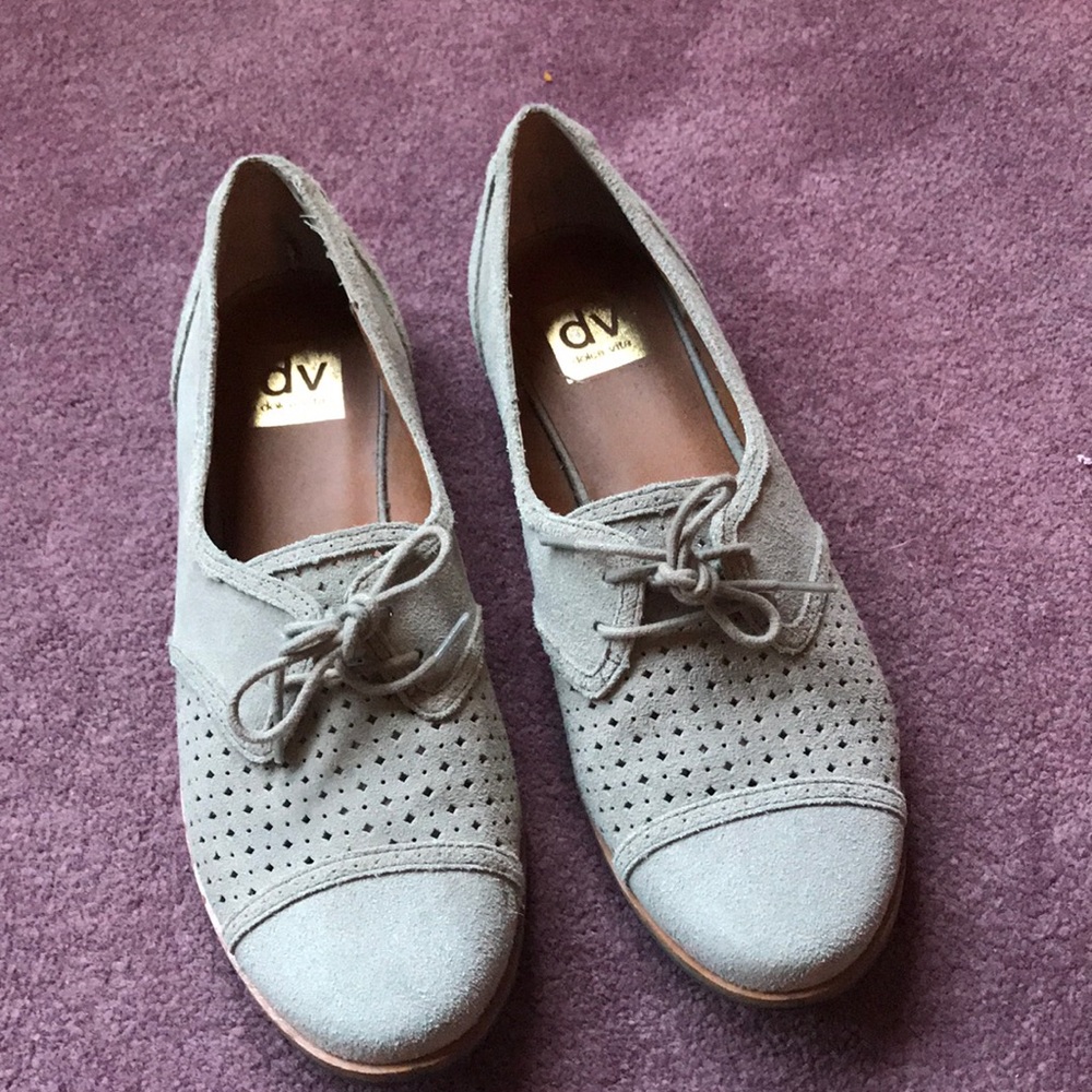 Dolce Vida taupe suede oxford 9.5M